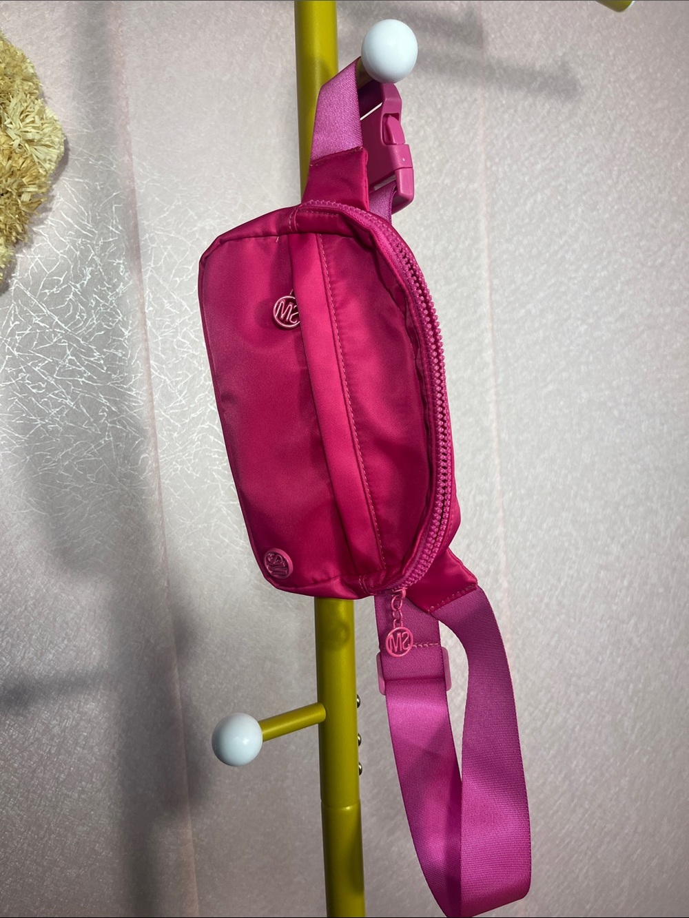 Steve Madden Fuchsia Crossbody Belt Bag